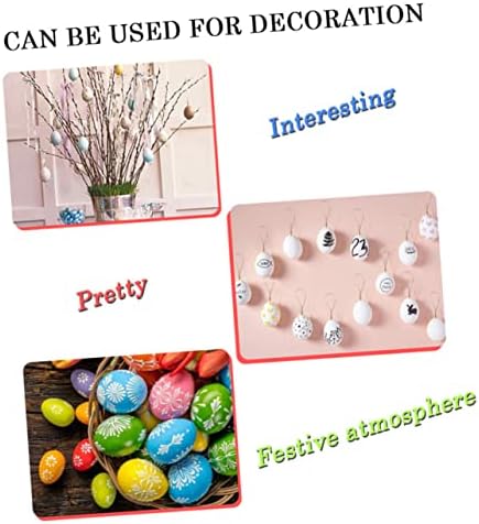 Posportiranje 1 Set Uskršnji jaja set igračka za djecu Plastična jaja plastična igra Umjetna grafita jaja plastična grafita jaja diy