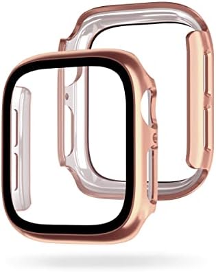 Egarden EG24890AWRG Apple Watch Glass Film, Integrirani futrola, potpuni zaštitni poklopac, 1,6 inča, 9h tvrdoća kajana staklena zaslona