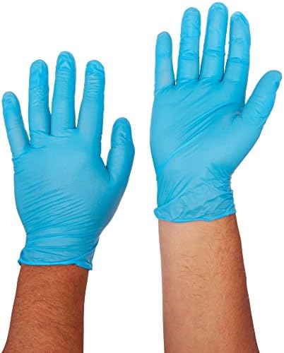 Jednokratne rukavice industrijske klase bez nitrila/vinila u prahu za jednokratnu upotrebu, plave, velike, 1 par