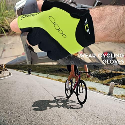 Rukavice za biciklističke biciklističke biciklističke rukavice gel podstavljene polovine prstiju biciklističke rukavice šok koji apsorbiraju