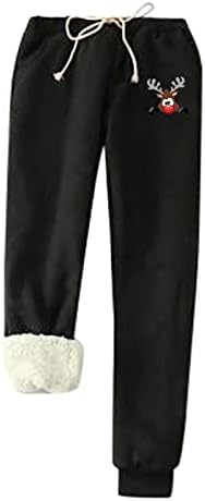 Hcjkdu ženske baršunaste tajice gamaša zima modna topla vuna debela hlače visoki struk hlače od kašmira
