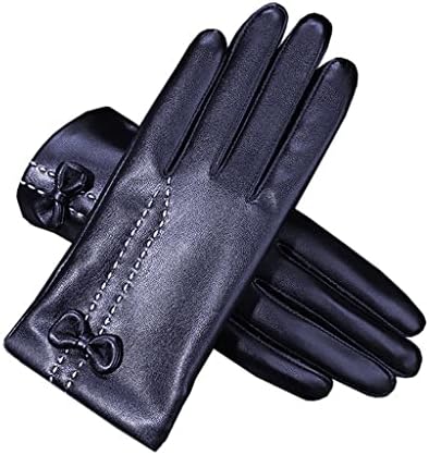 donje / donje jesensko-zimske izolirane podstavljene rukavice od PU kože ženske rukavice za jahanje osjetljive na dodir