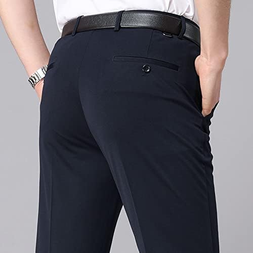 Gillberry Muškarci Poslovne hlače Rastežu se povremene hlače za muškarce opuštene elastične muške hlače za muške struke