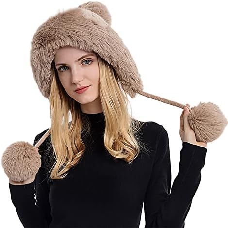 Ženske izolirane kuglice i šešir od pulovera od baršunastog pletenog šešira u boji s tri topla vanjska šešira Muška zimska kapa