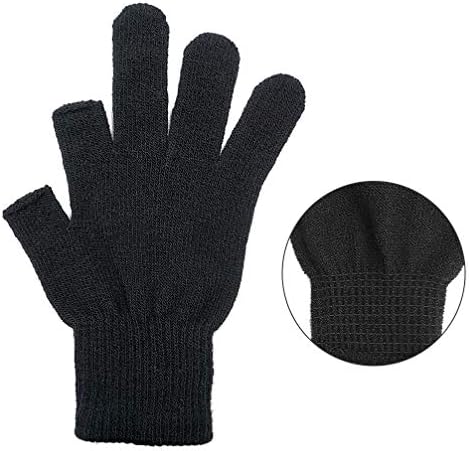 Tanke pletene rukavice s dodirnim zaslonom-rukavice bez kažiprsta i palca za fotografiranje, pisanje, vožnju automobilom, vožnju biciklom