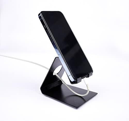 NQAASH Stand Mobile Telefoni stol Mount Telefon Dock Cradle držač za uredski stol 1,6 mm blagi čelik mat crni
