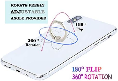 Lenoup prozirni orijentalni držač prstena za trešnje, nosač prstena, 360 rotacije čisto trešnje cvjetove mobitela za mobitel stisak