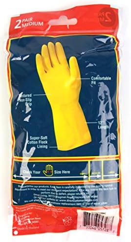 Jednokratne rukavice za kućanstvo od lateksa za višekratnu upotrebu, 1 pakiranje
