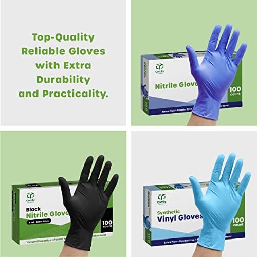 [100 pakiranja] prozirne vinilne jednokratne plastične rukavice bez praha